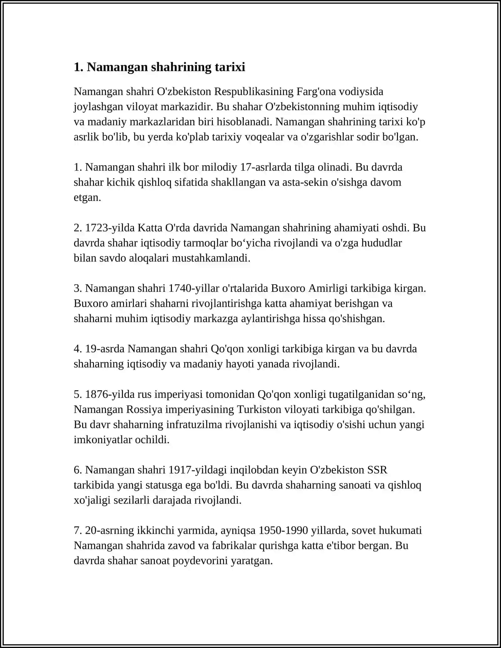 NAMANGAN UBS 3