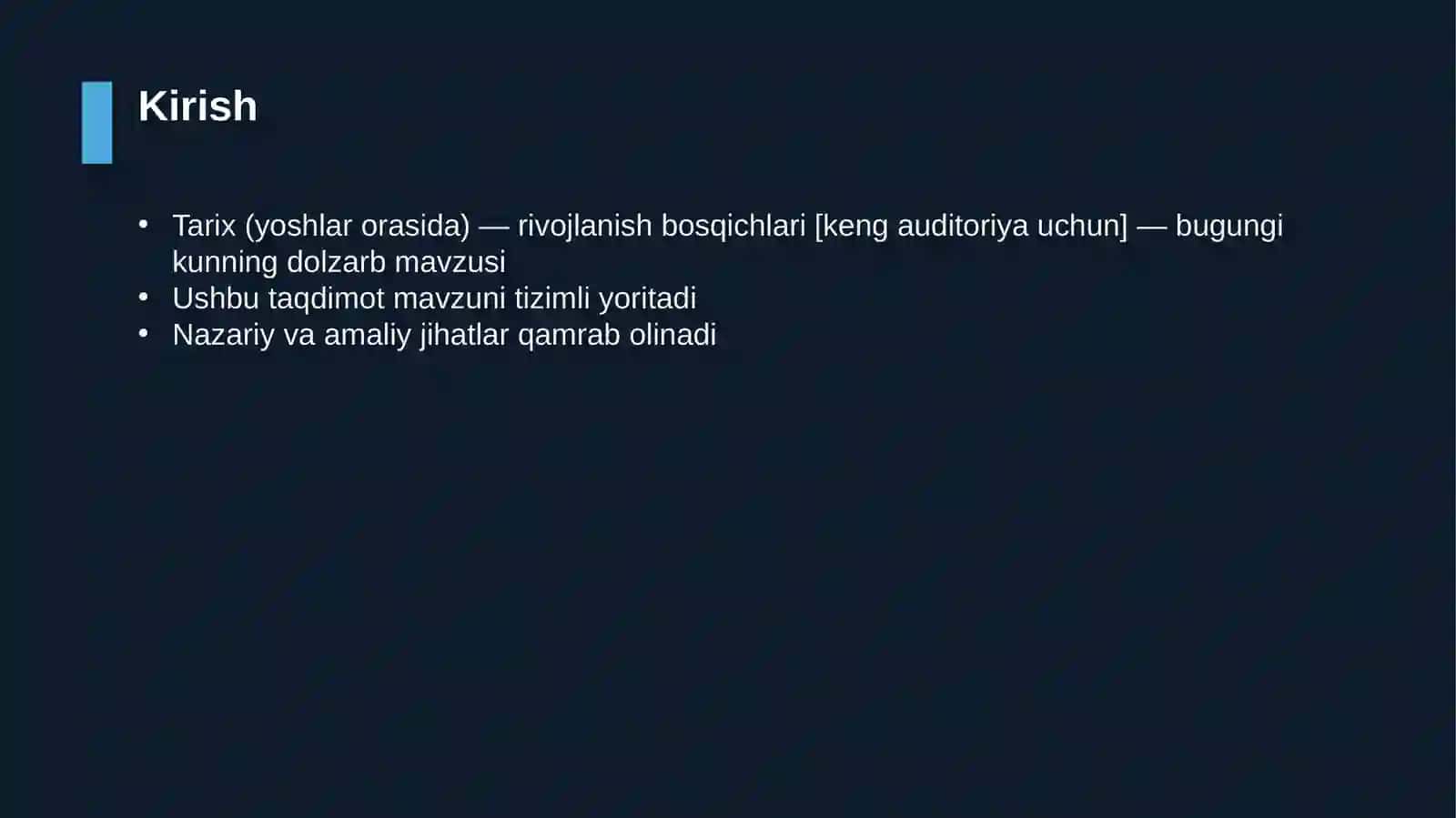 Tarix (yoshlar orasida) — rivojlanish bosqichlari [keng auditoriya uchun] 3