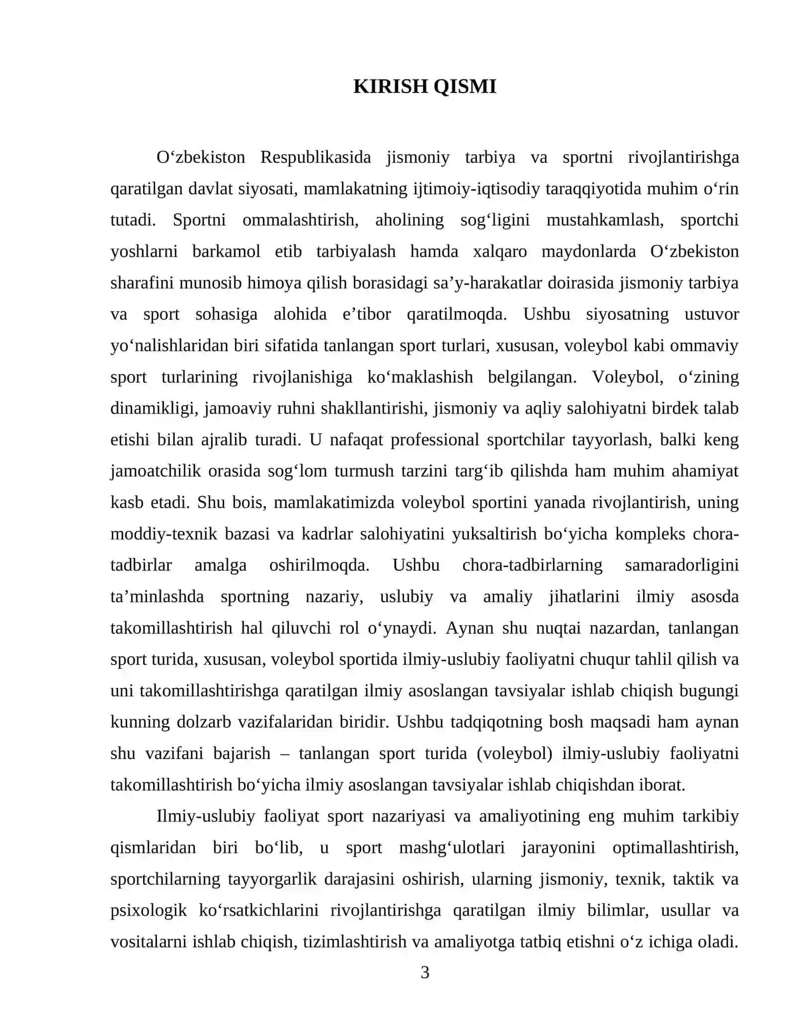 Tanlangan sport turida ilmiy uslubiy faoliyat (voleybol sport turi) 3