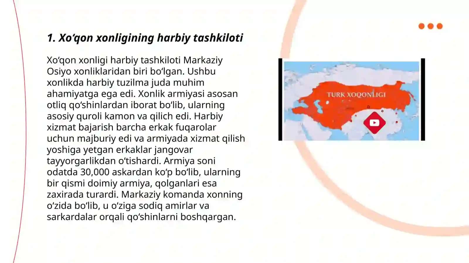 Turk xoqonligi davrida harbiy boshqaruv tarixi 3