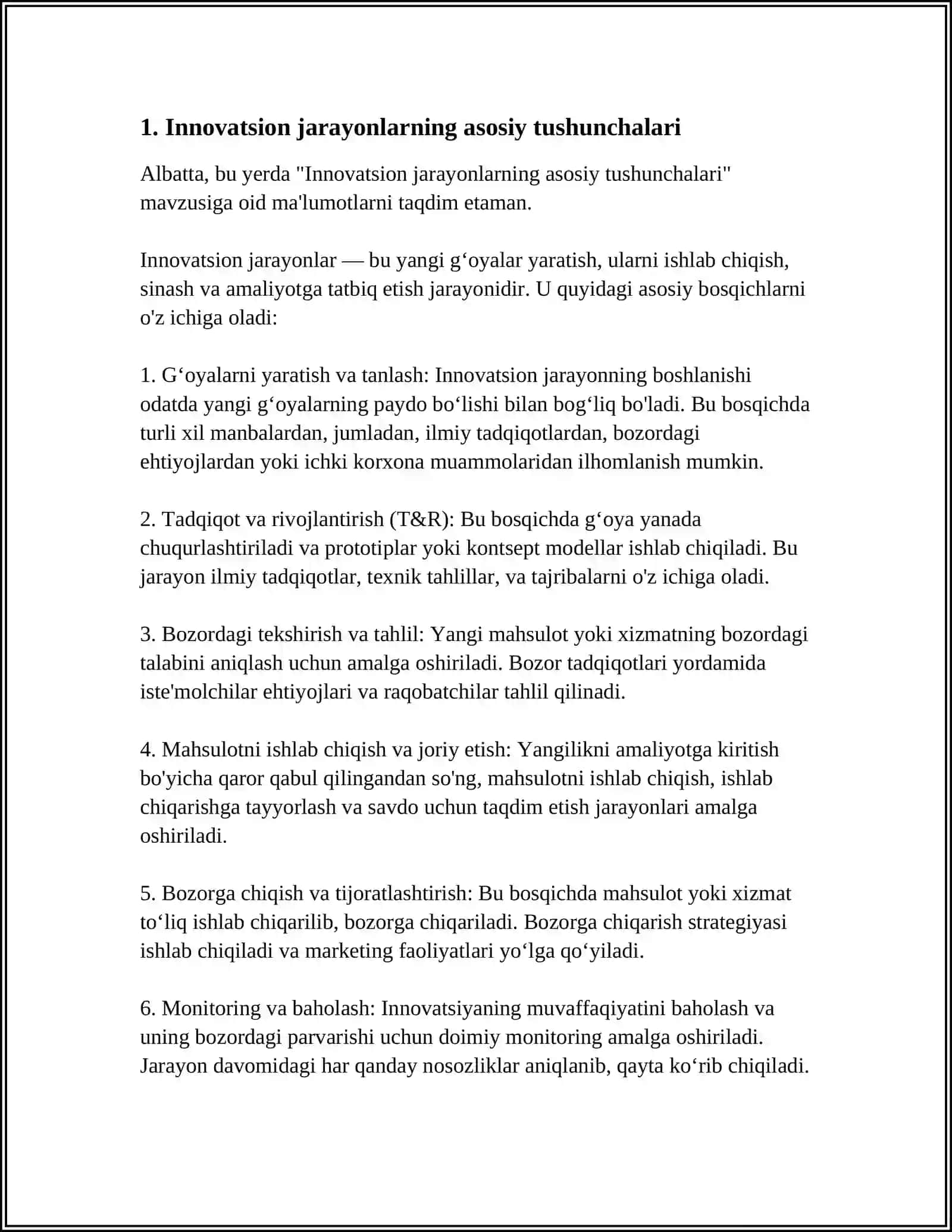 INNAVATSION JARAYONLAR VA ULARNING IQTISODIYOTGA TASIRI 3