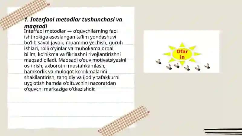 Interfaol metodlar 3