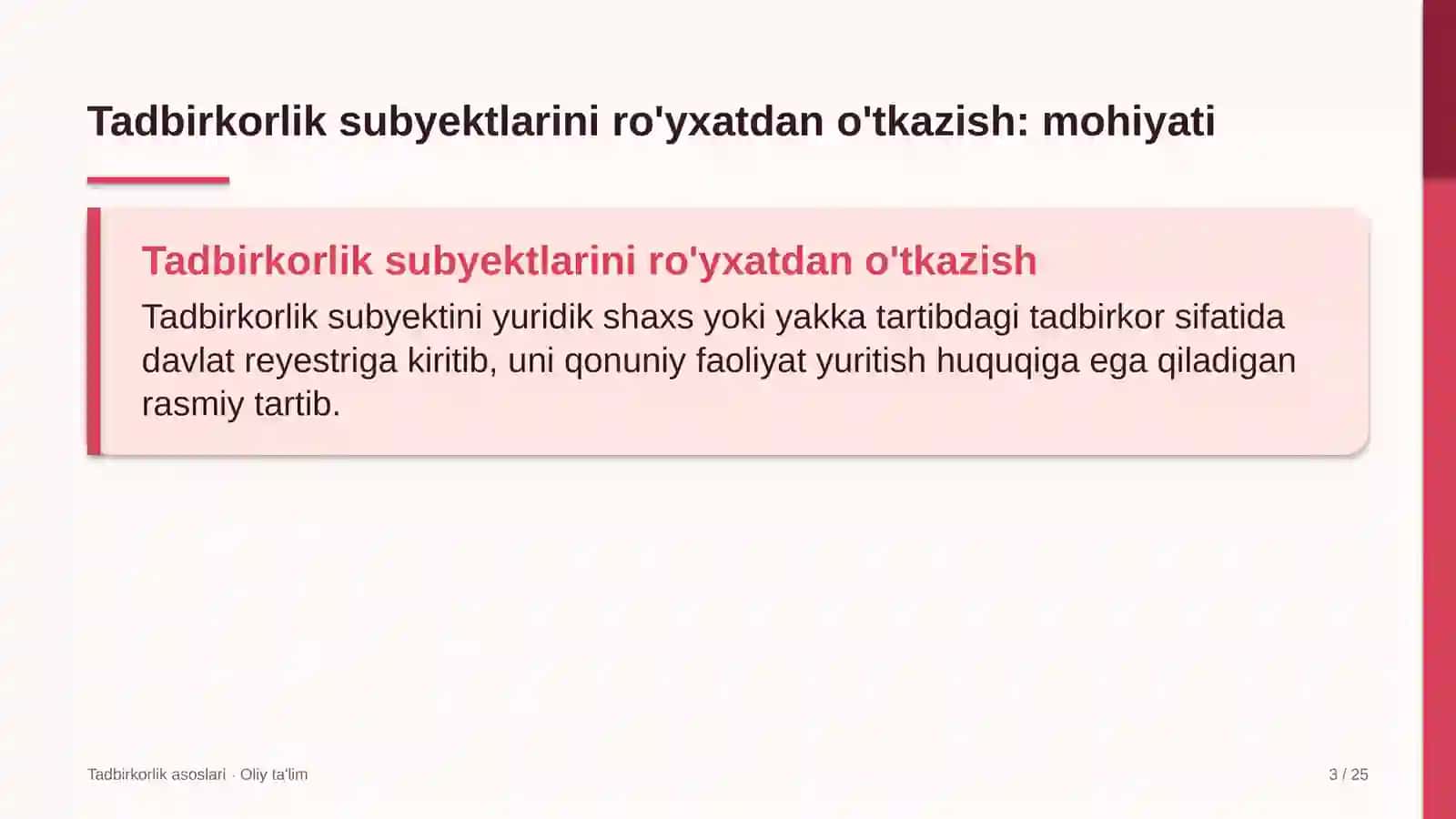 axborot kutubxona markazlarida tadbirkorlik subyektlarini ro'yxatdan o'tkazish 2562 3