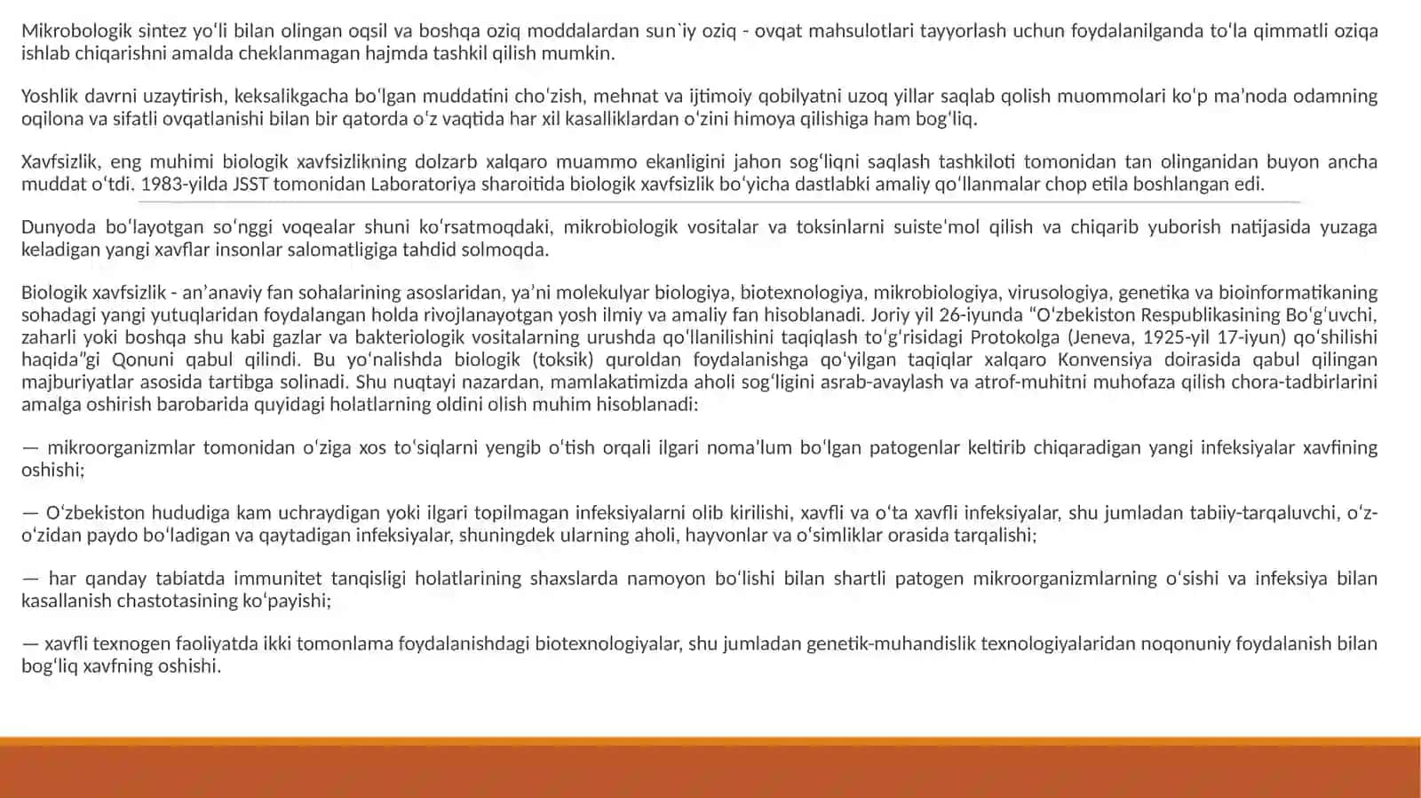 20-Amaliymashg`ulot.Bioxavfsizlik va ekoxavfsizlik 3
