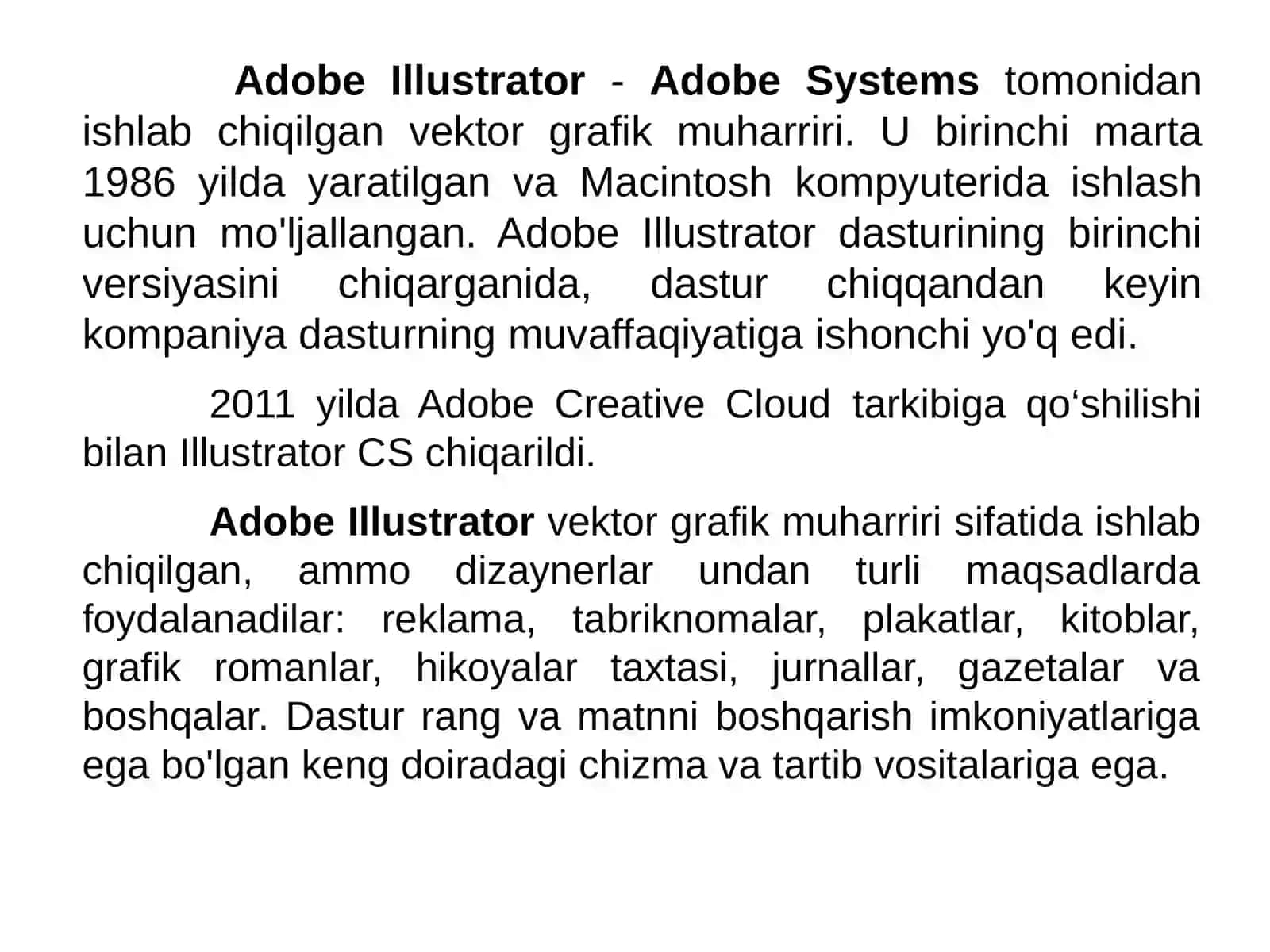 Adobe Illustrator 3