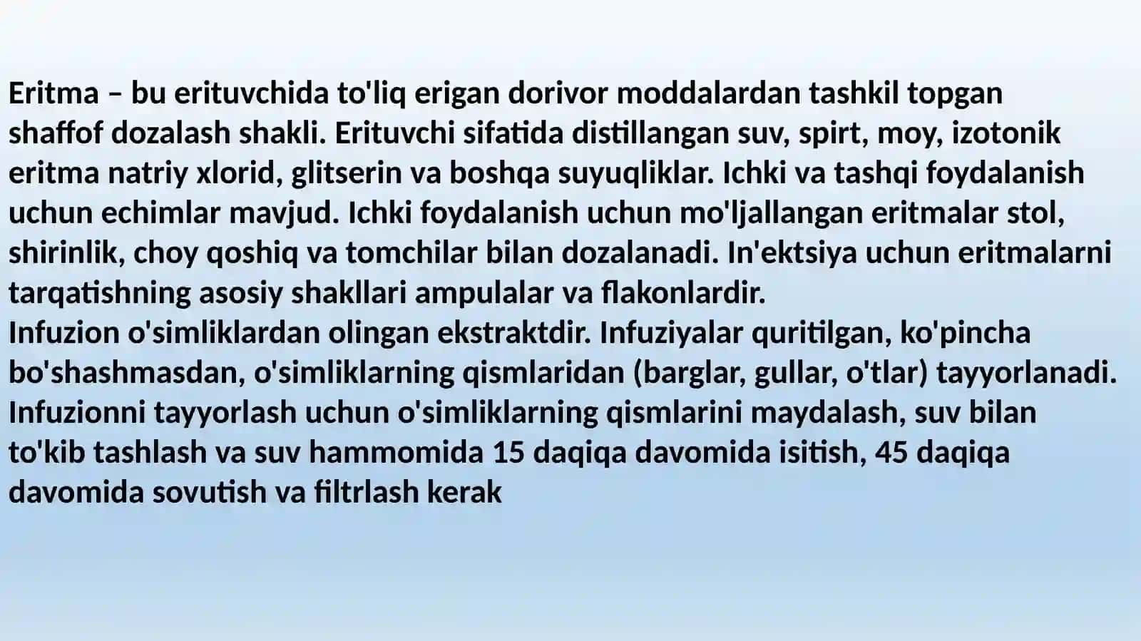Suyuq dori vositalari va ularga retsept yozish qoidalari 3