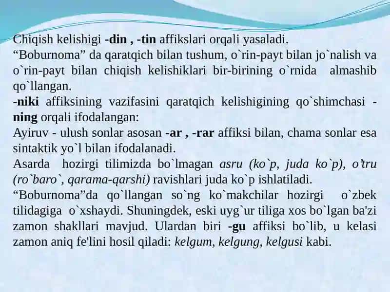 Z.M.Bobur va MuhammadSolih asarlari 3