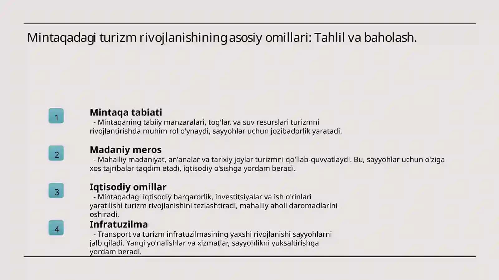 Mintаqаdа turizmning rivоjlаnish tеndеntsiyalаri 3