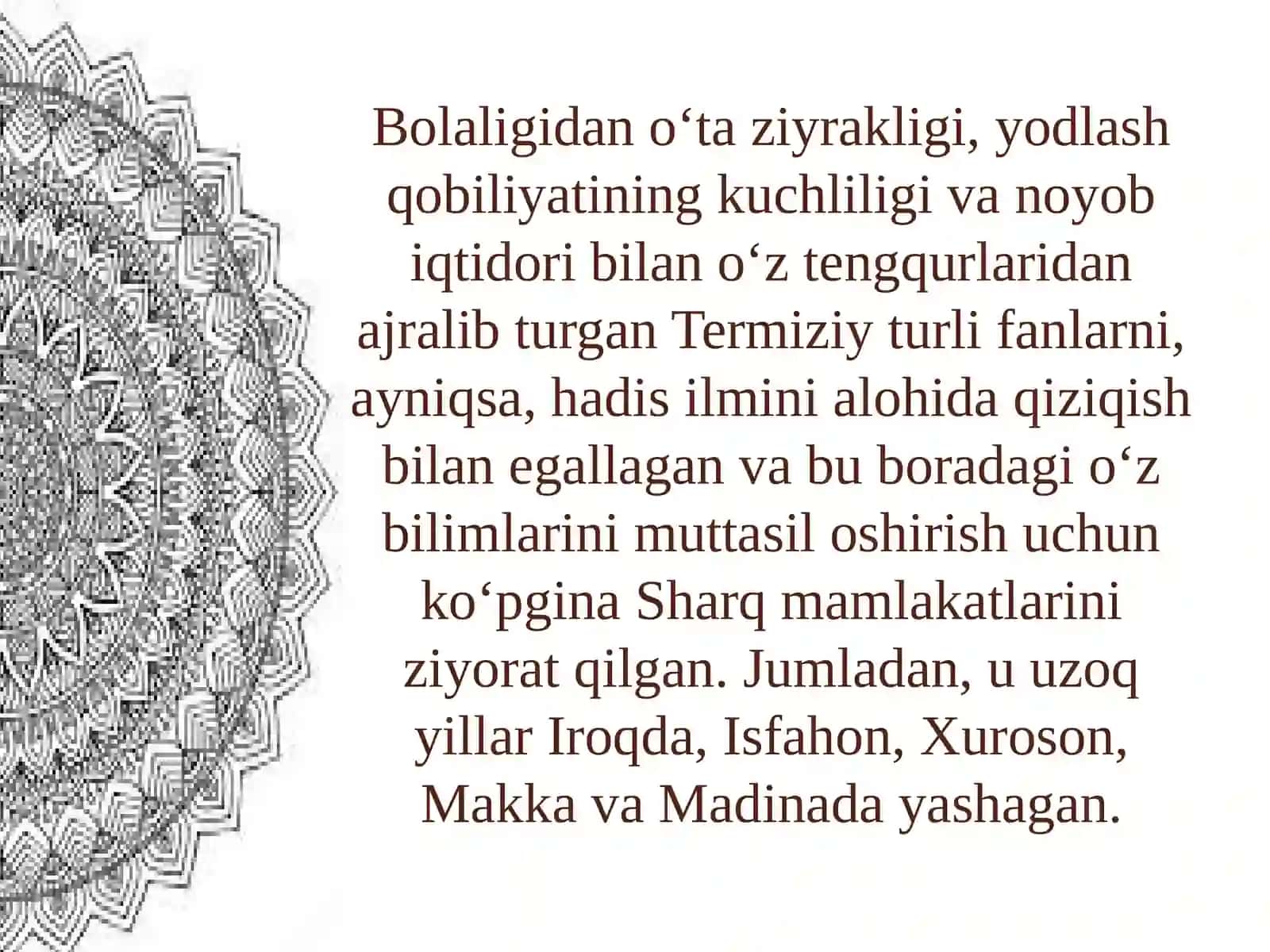 Abu Iso Muhammad Termiziy 3