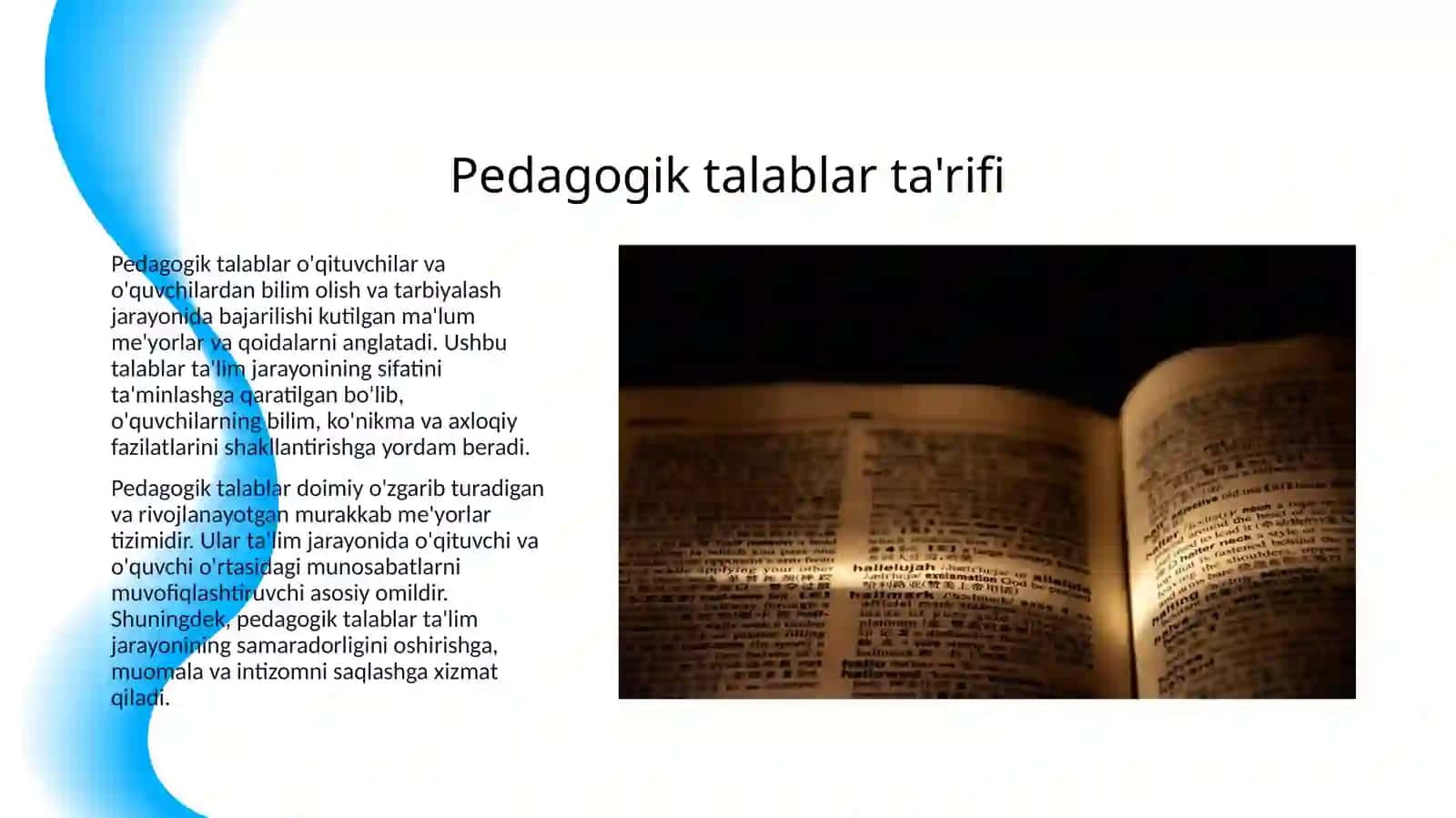 PEDAGOGIK TALAB. PEDAGOGIK KONFLIKTLAR HAQIDA TUSHUNCHA 3