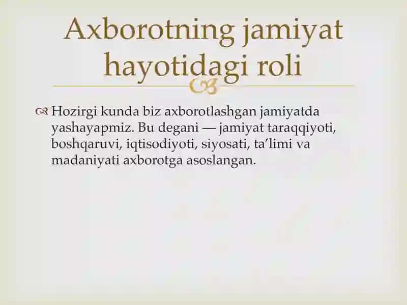 axborot kommunikatsion texnologiyalari 3