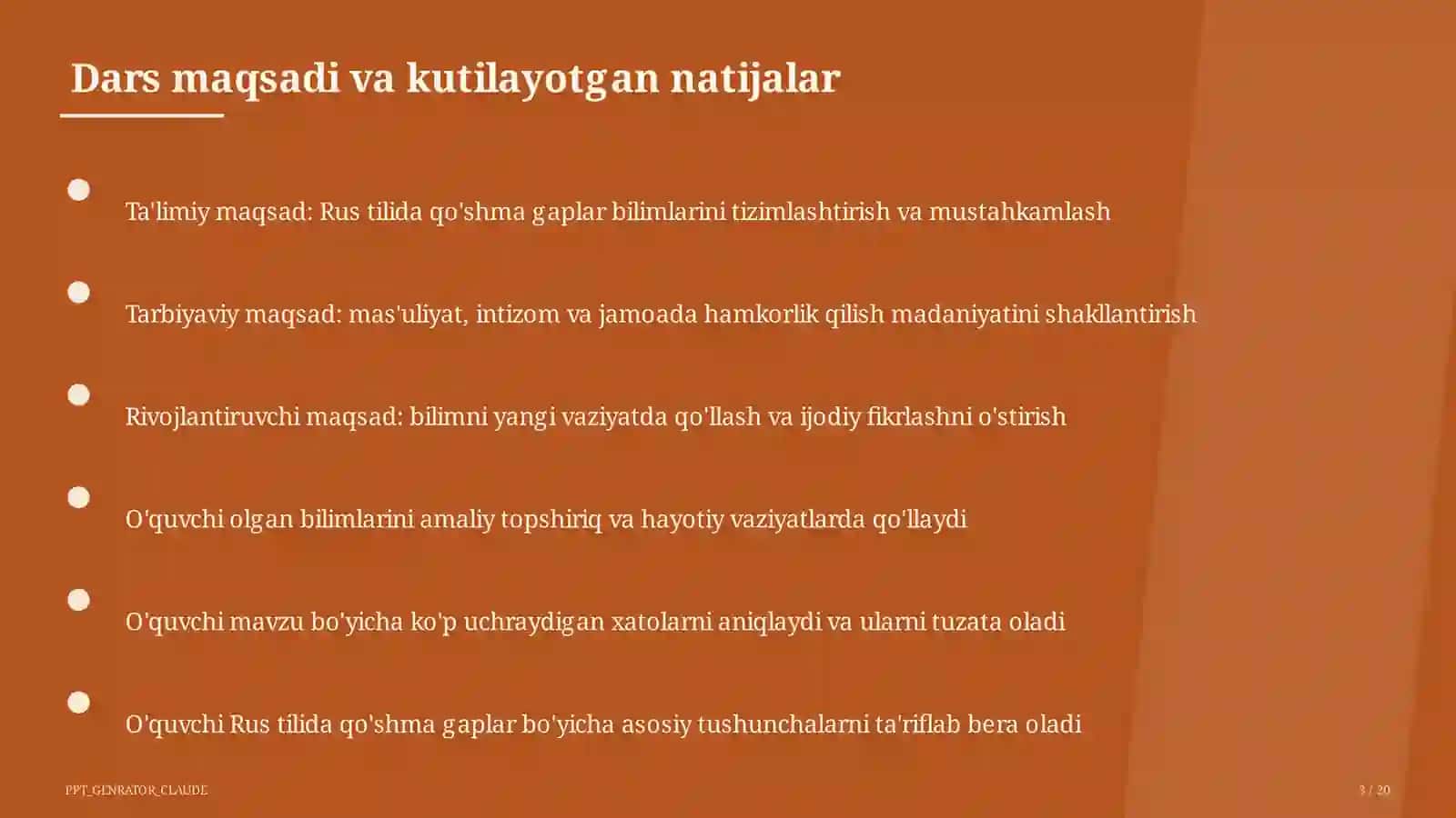Rus tilida qo'shma gaplar (9-sinf) 3
