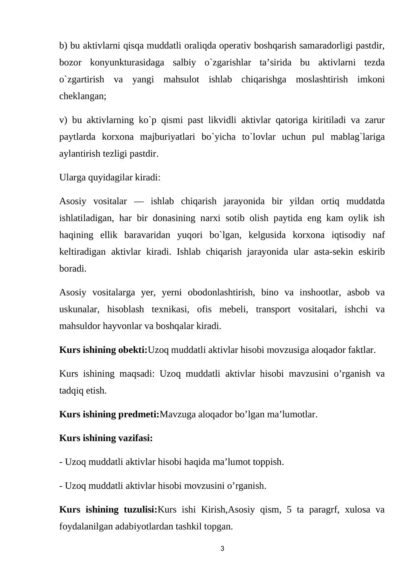 UZOQ MUDDATLI AKTIVLAR HISOBI 3