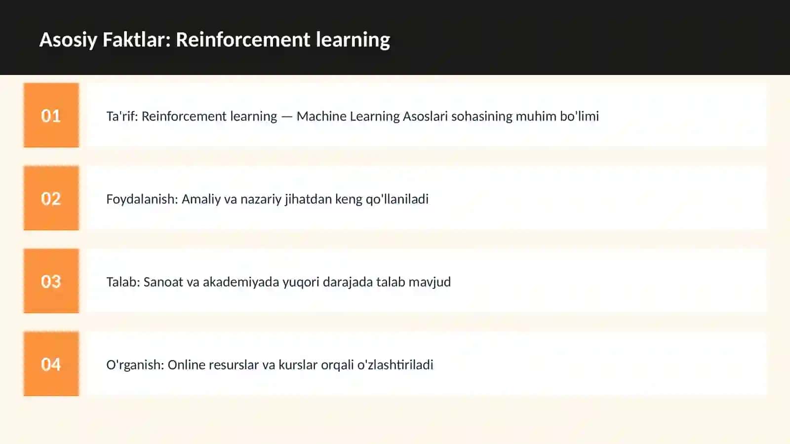 Reinforcement learning 3