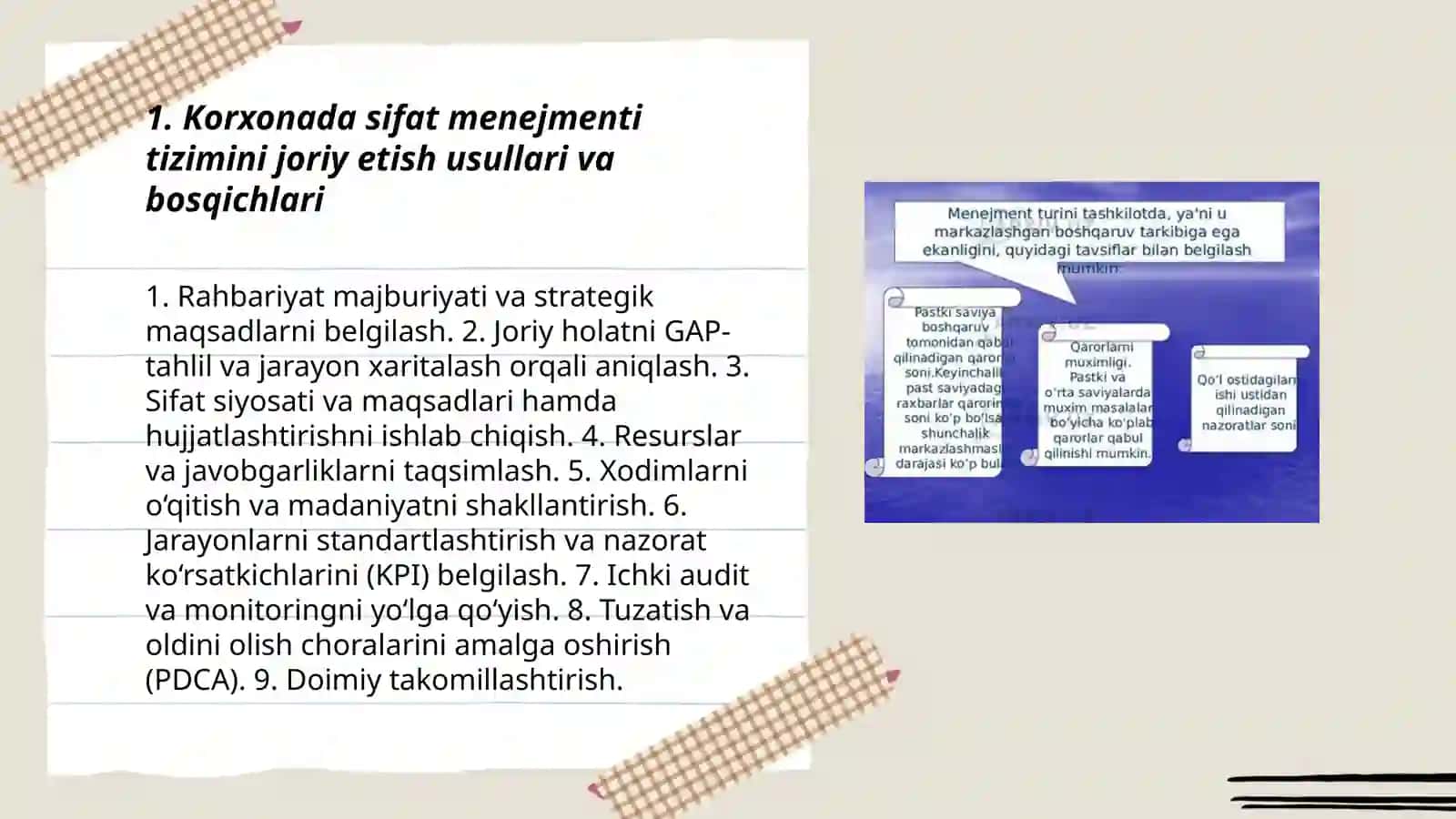 KORXONADA SIFAT MENEJMENTI TIZIMINI TADQIQ QILISH 3