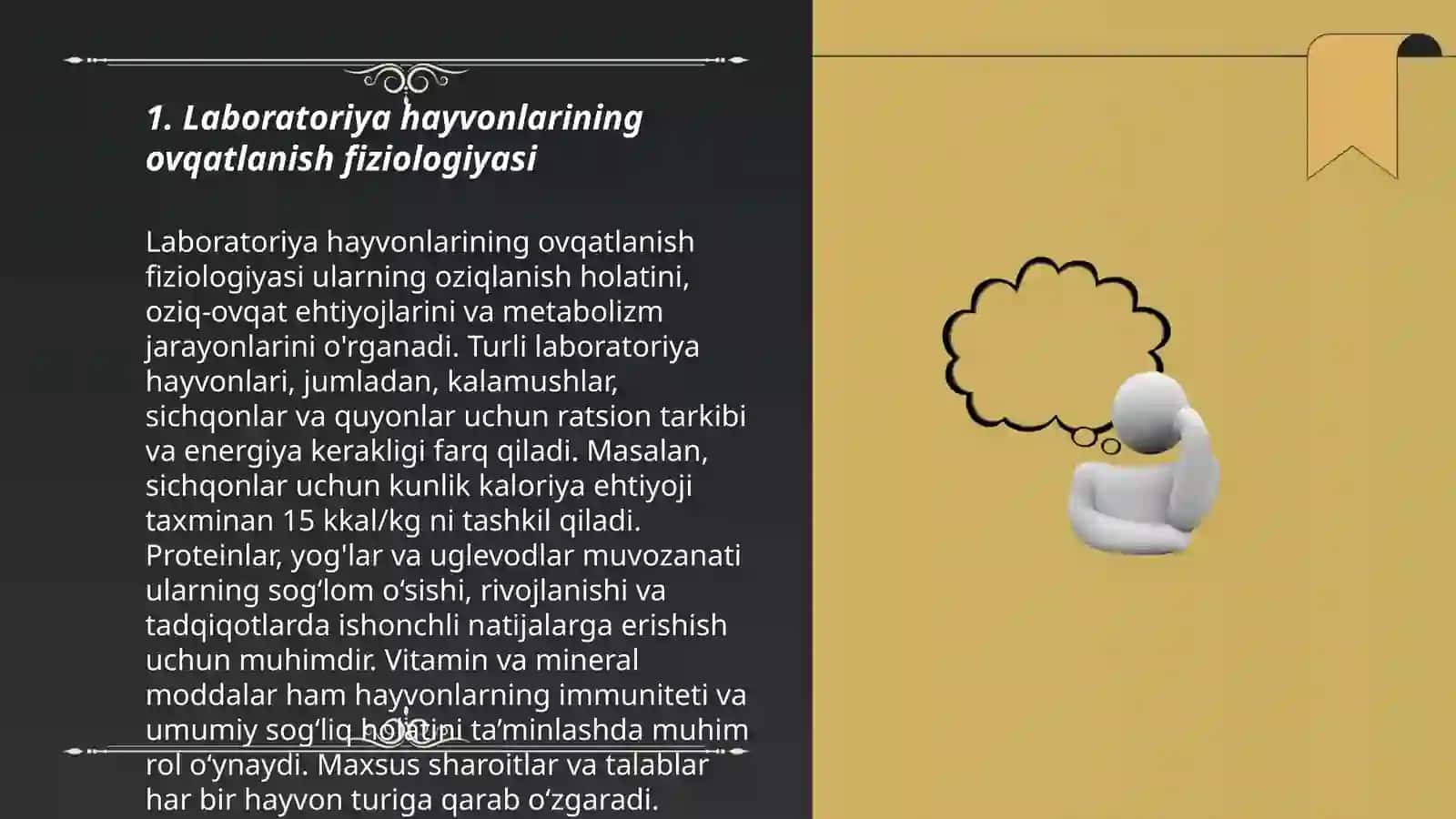 Laboratoriya hayvonlari uchun mustaqil ratsion tuzish 3