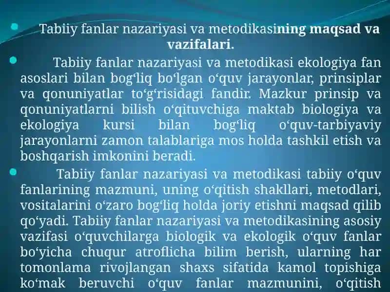 Tabiiyfanlarnazariyasivametodikasi 3