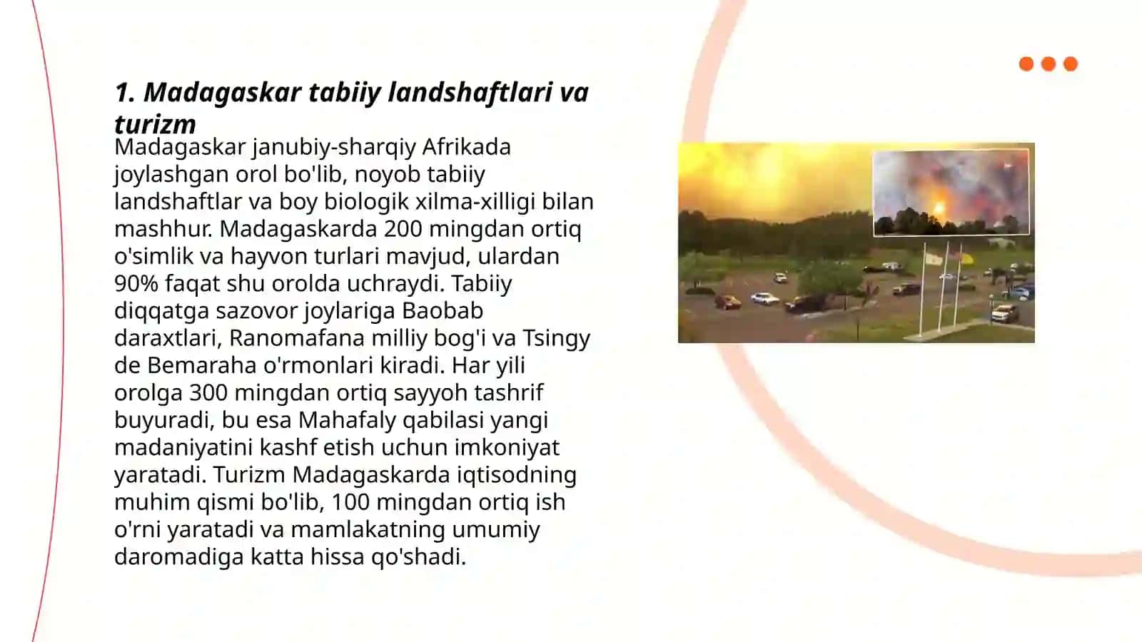 Madakaskar va Yangi Zellandiya turizm geografiyasi 3