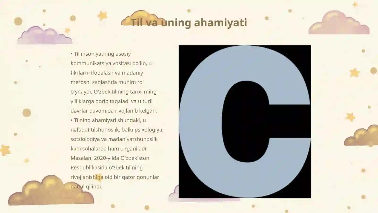 Tilning shakllanishi va rivojlanishi 3