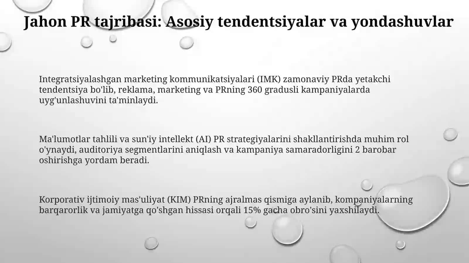 Jamoatchilik bilan aloqalar jahon tajribasi va targ'ibot jarayonida milliy-ma'naviy xususiyatlar 3