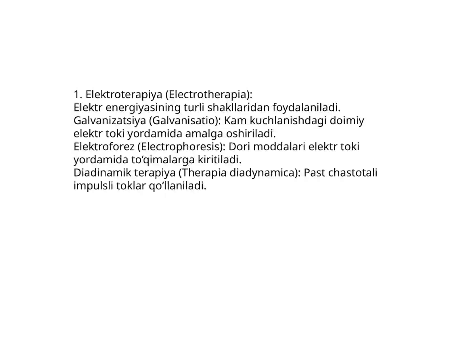 Oftalmologiyada qo‘llaniladigan fizioterapevtik davolash usullari 3