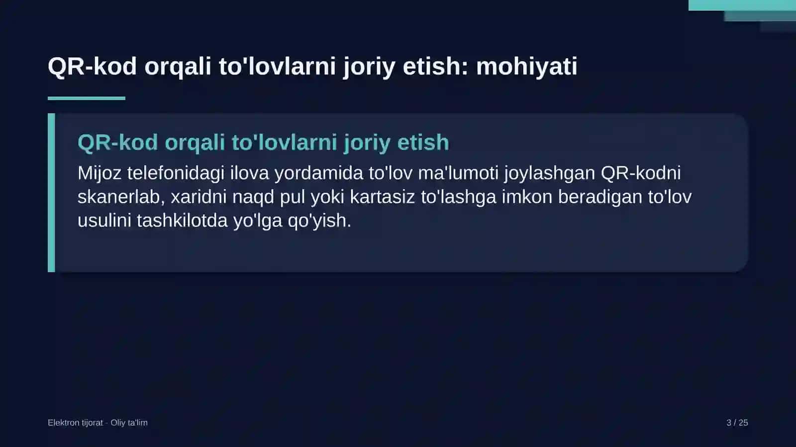 Axborot agentliklarida QR-kod orqali to'lovlarni joriy etish 3