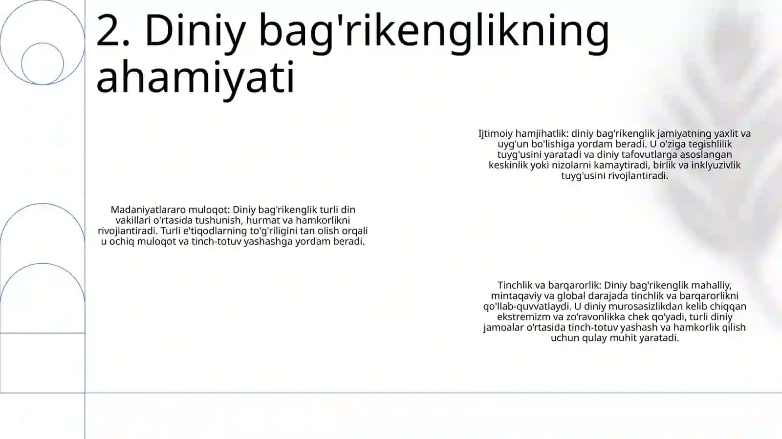 Diniy BagʻRikenglik 3