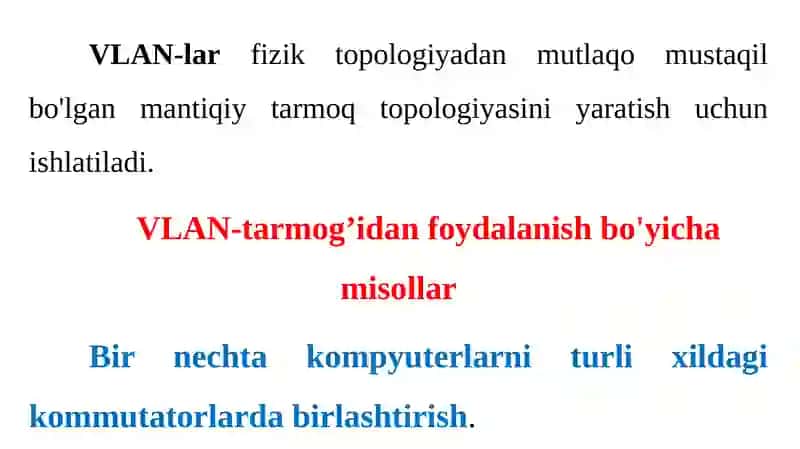 VLAN (Virtual Local Area Network) 3
