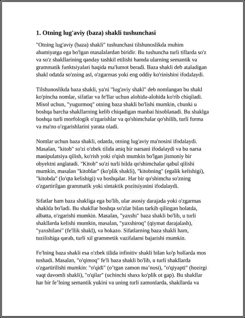 OT OTNING GRAMMATIK KATEGORIYALARI LUGAVIY SHAKLI 3