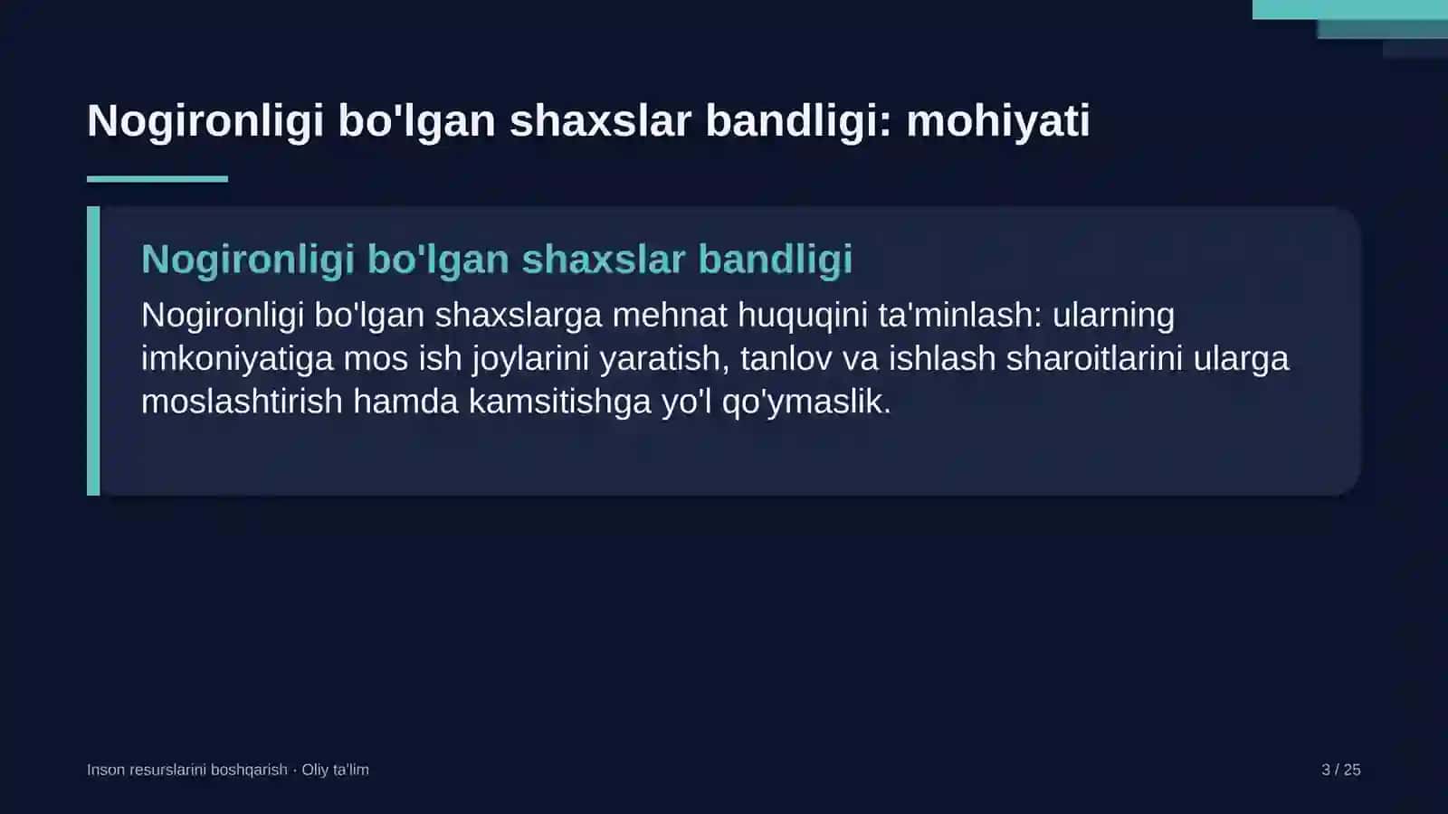 Yuridik klinikalarda nogironligi bo'lgan shaxslarni ish bilan ta'minlash 3
