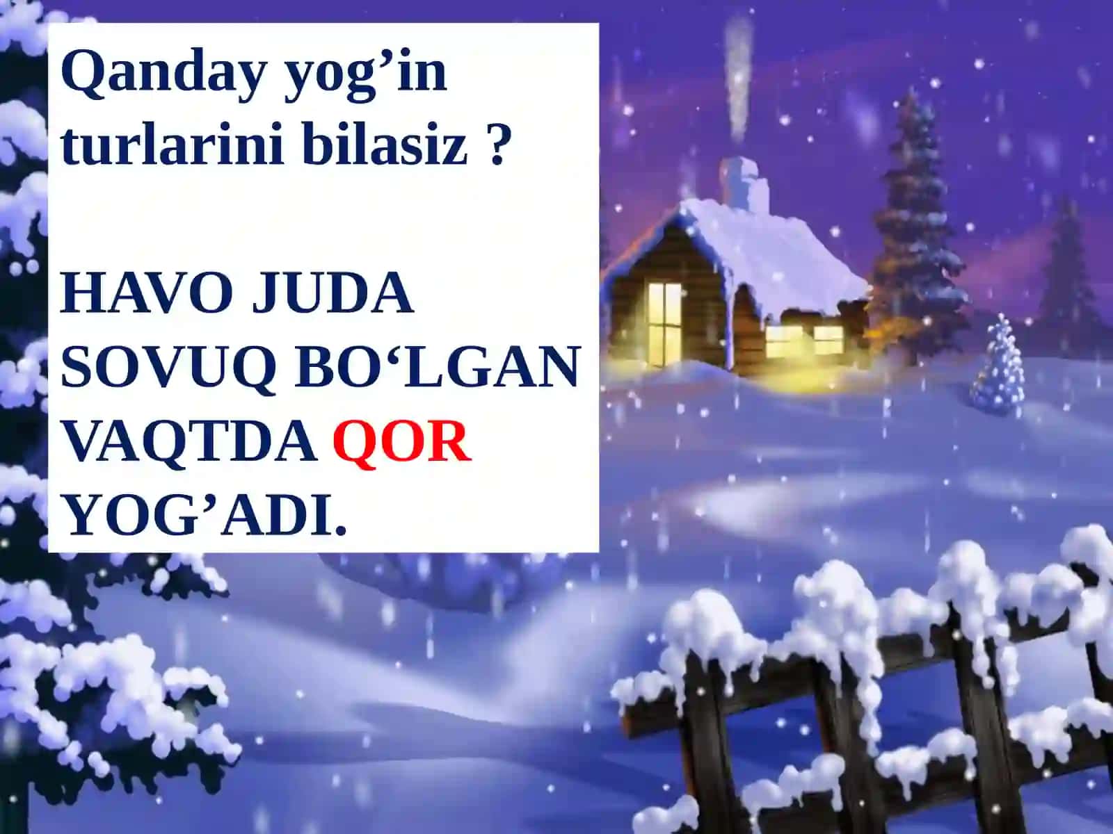 Yog’in turlari 3