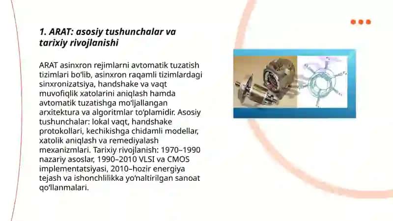 Asinxron rejimlarni avtomatik tuzatish tizimlari (ARAT) 3