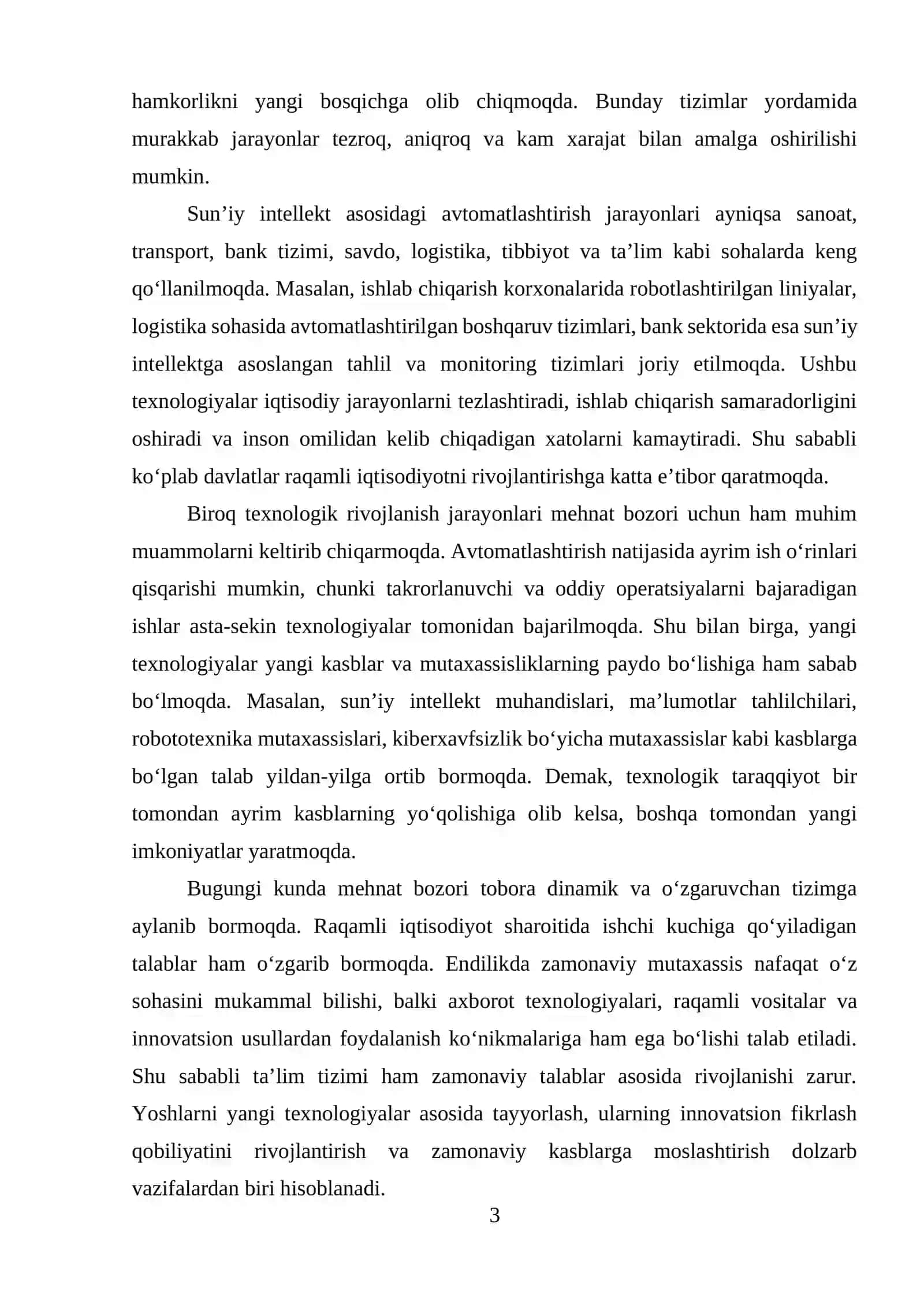 SUN’IY INTELLEKTNING INTERAKTIV AVTOMATLASHTIRILGAN MEHNAT BOZORI DINAMIKASIGA TA’SIRI 3