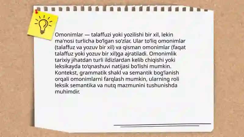 Omonimlar 3