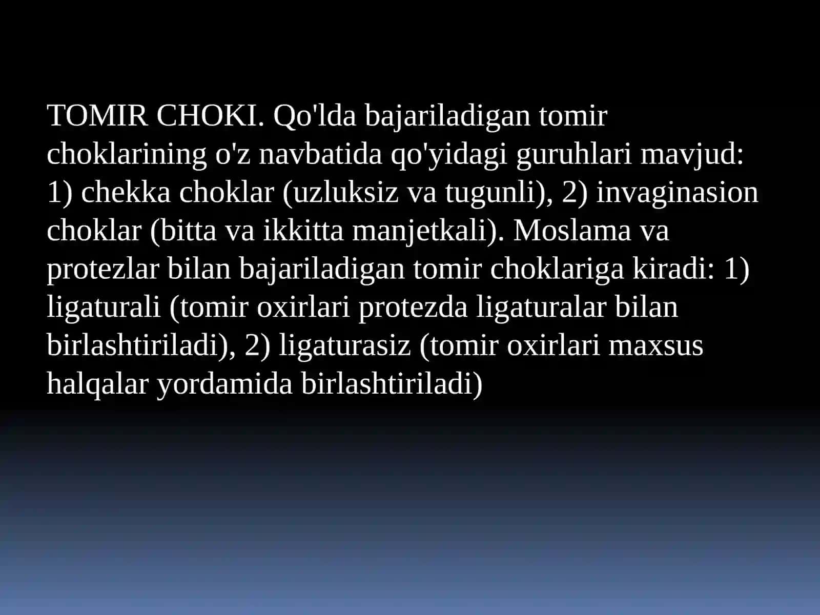 Tomirchoki va qo‘l vaoyoq nervlariga operativ ochib kirish usullari 3