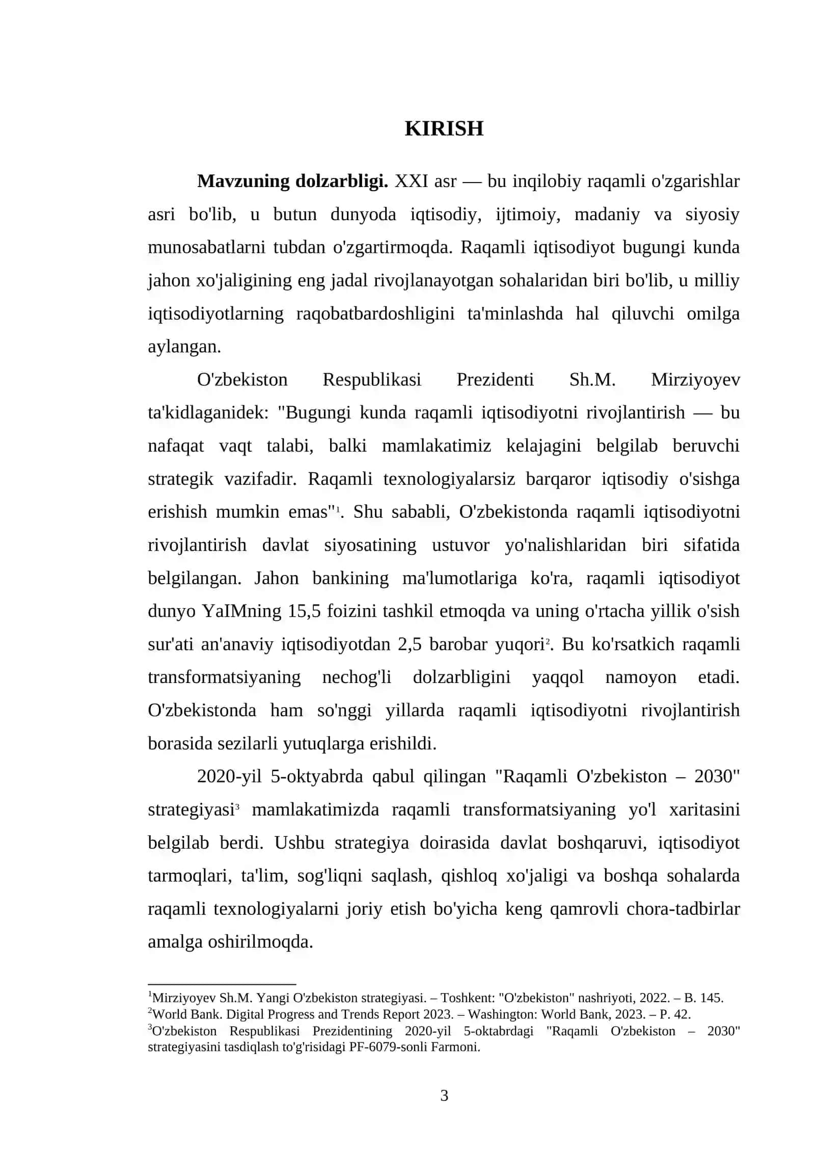 RAQAMLI IQTISODIYOT VA UNING RIVOJLANISH ISTIQBOLLARI 3