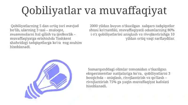Qobilyat haqida umumiy tushuncha 3