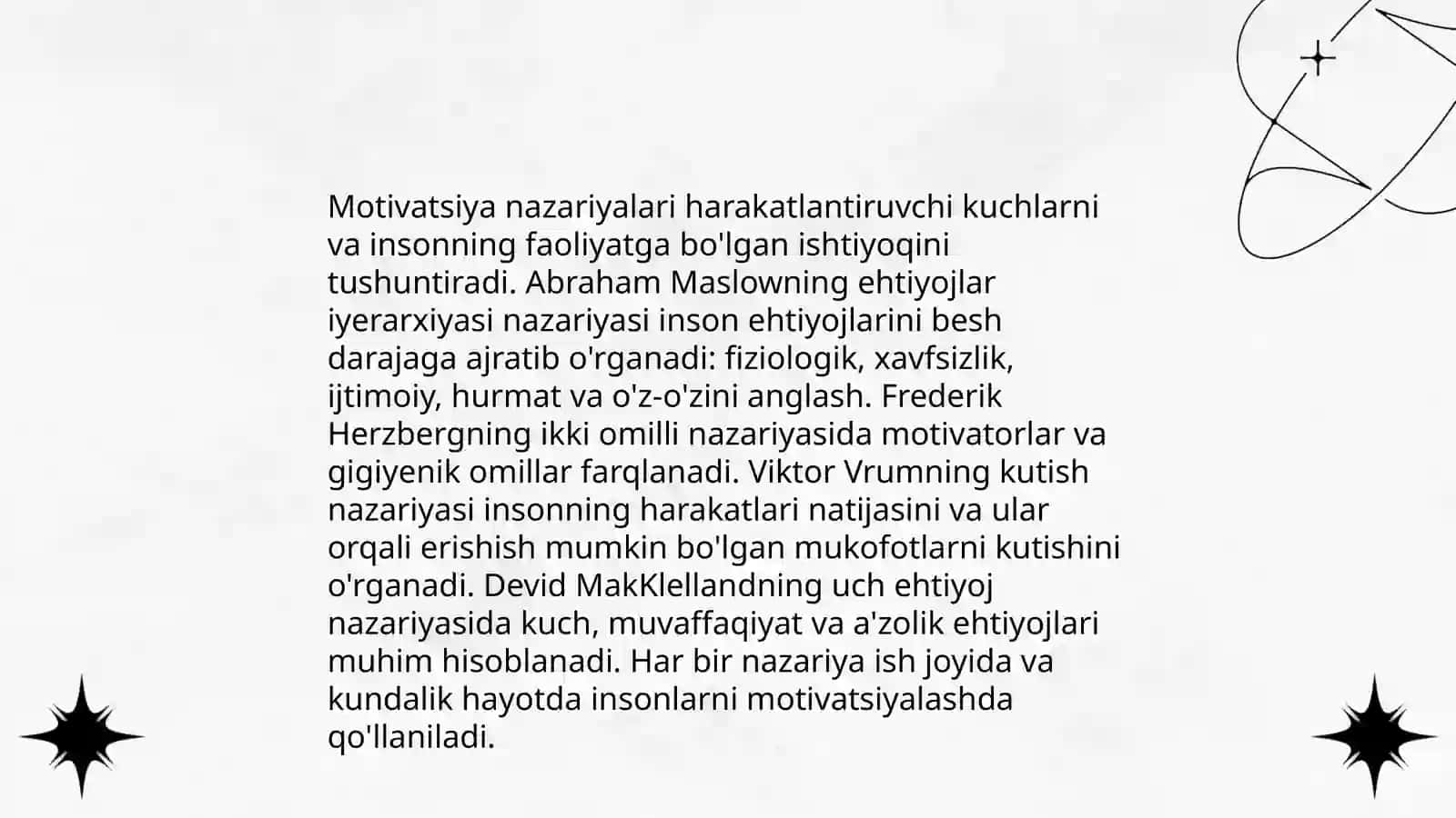 Beznis boshqaruvda mativlashtirish 3