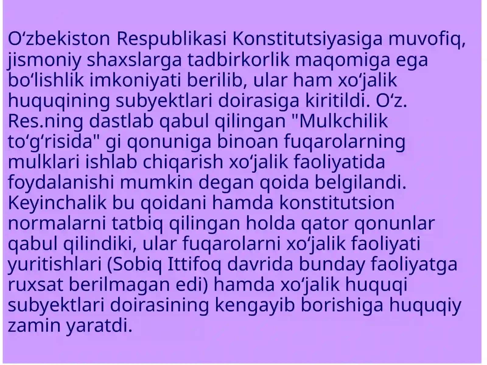Jismoniy shaxslarning tadbirkorlik faoliyati 3