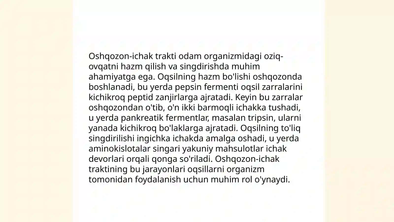 Oshqozon ichak kasalliklari va oqsilning disbalansi 3