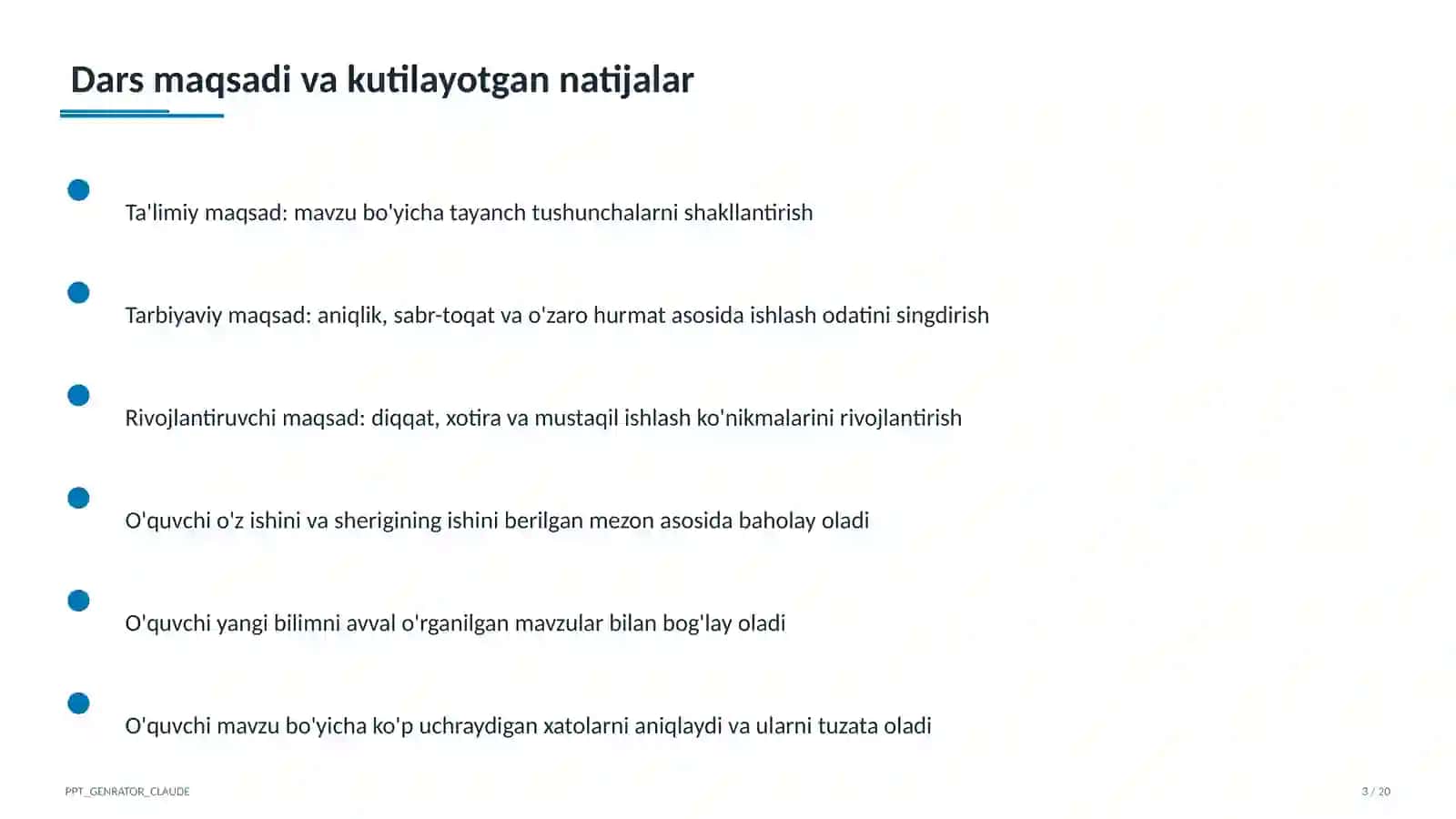 Turkiston XIX asr oxiri - XX asr boshida (9-sinf) 3