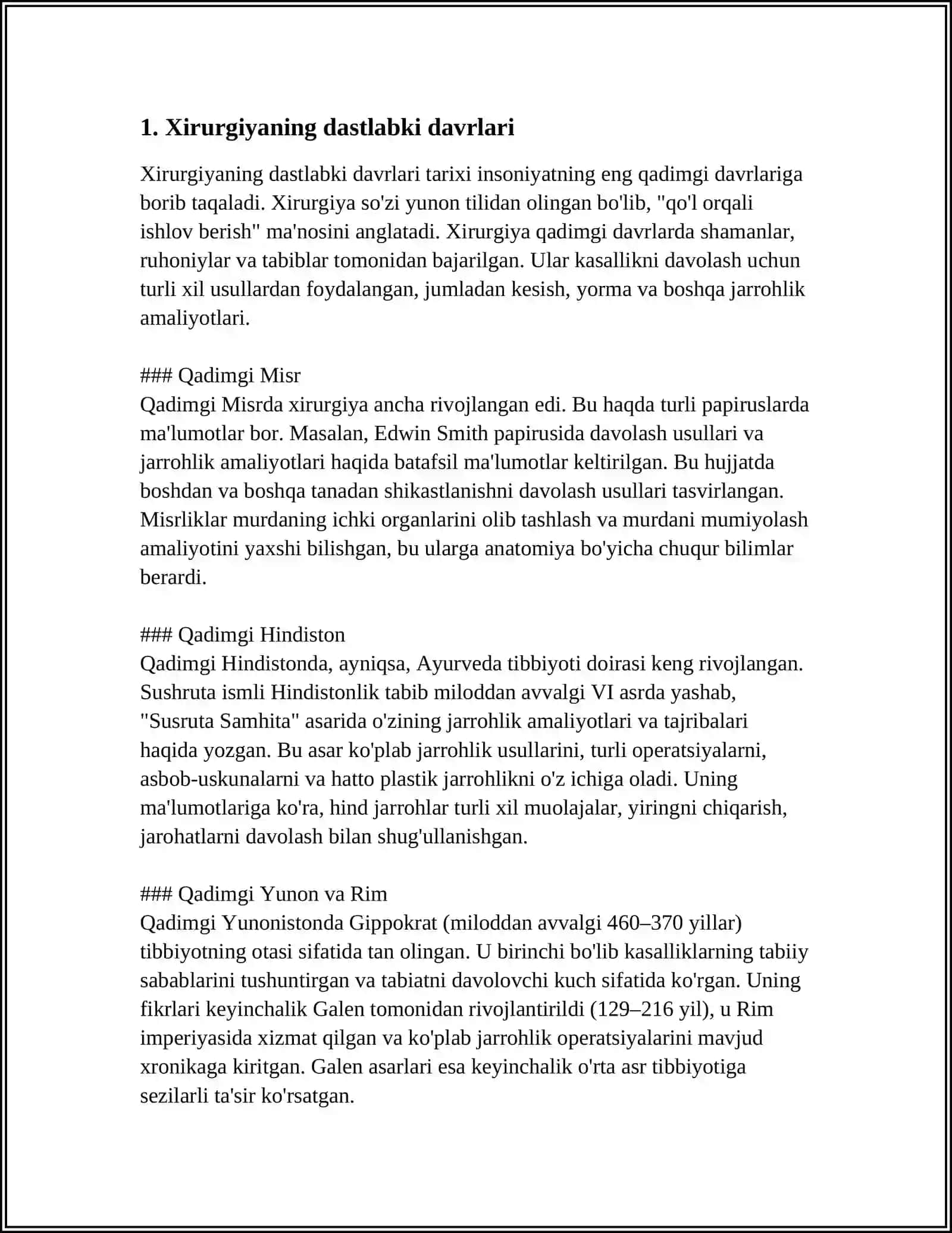 XIRURGIYA FANINING RIVOJLANISH TARIXI 3