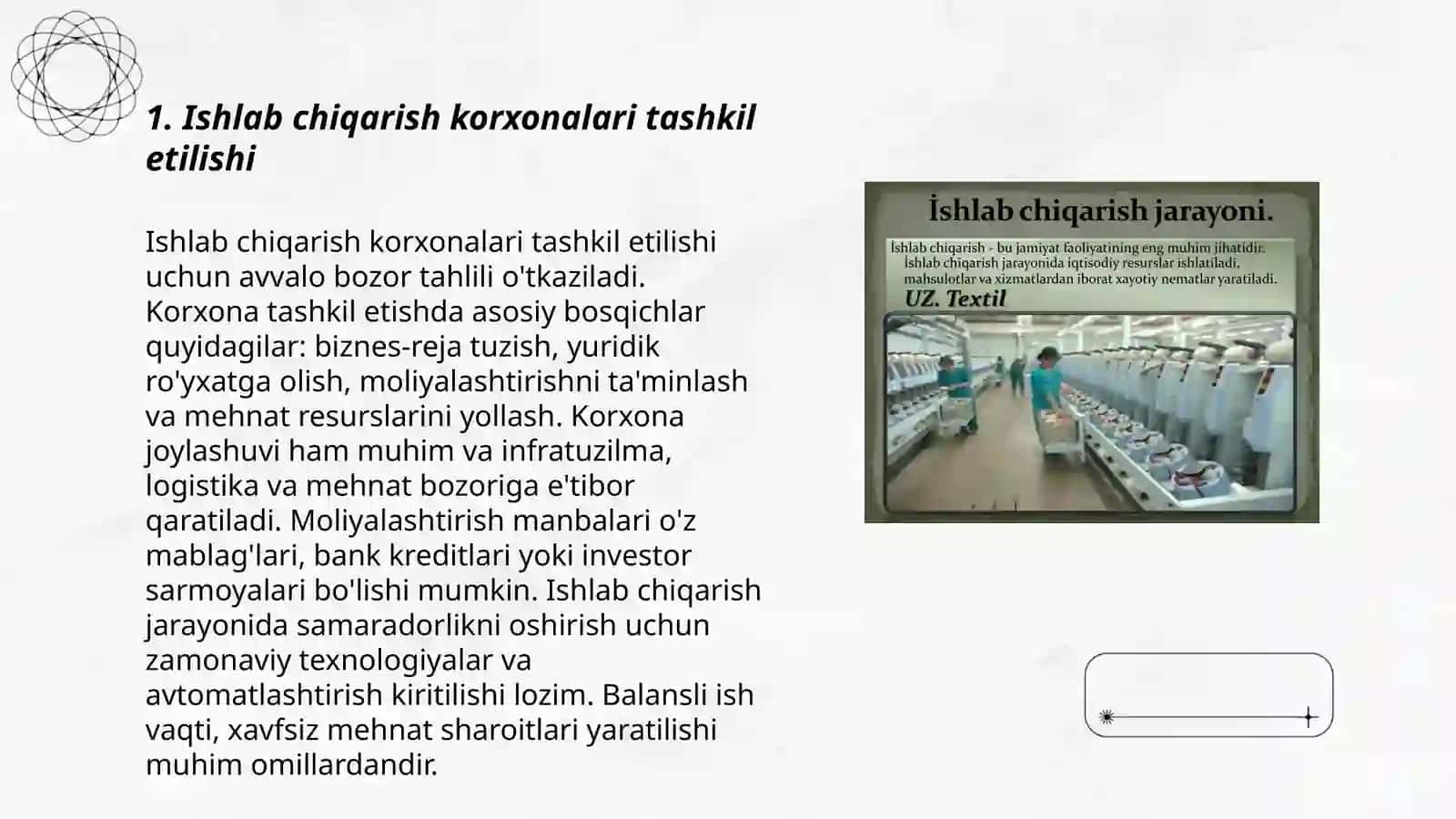 Ishlab chiqarish korxonalarining tuzilishi va rejalashtirishi 3