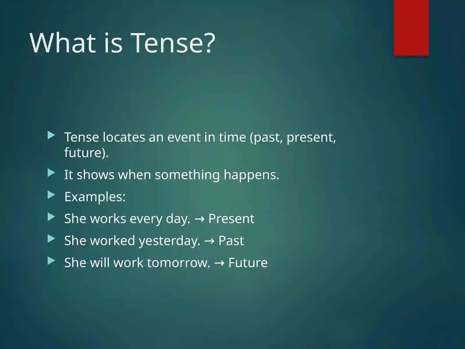 Tense and Aspect in Discourse 3