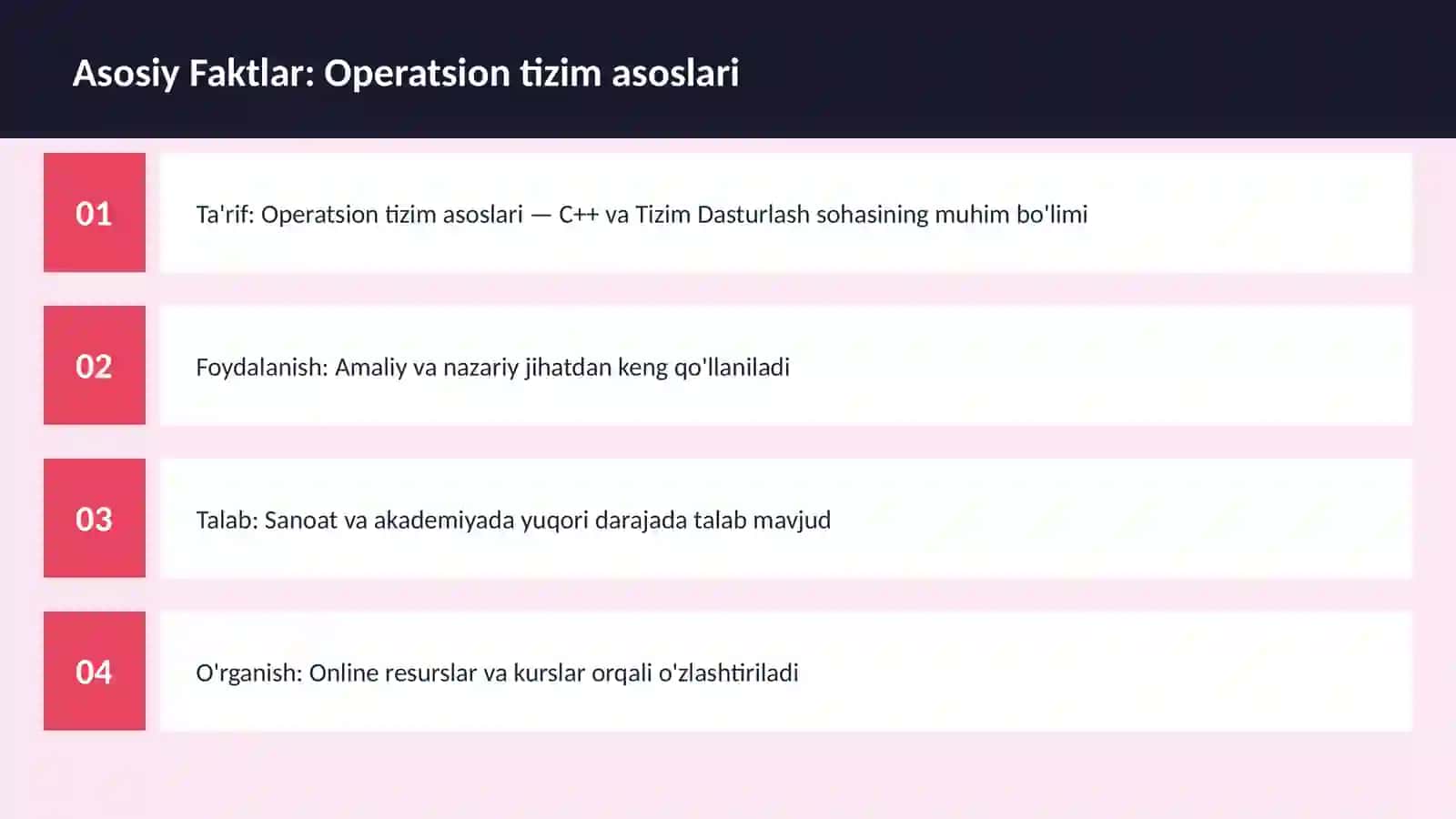 DASTURLASH | C++ VA TIZIM DASTURLASH 3