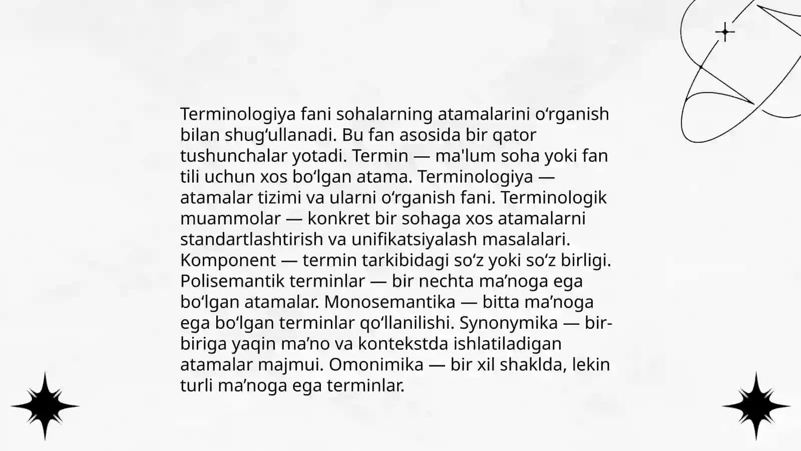 Terminologiya, terminshunoylik, terminografiya 3