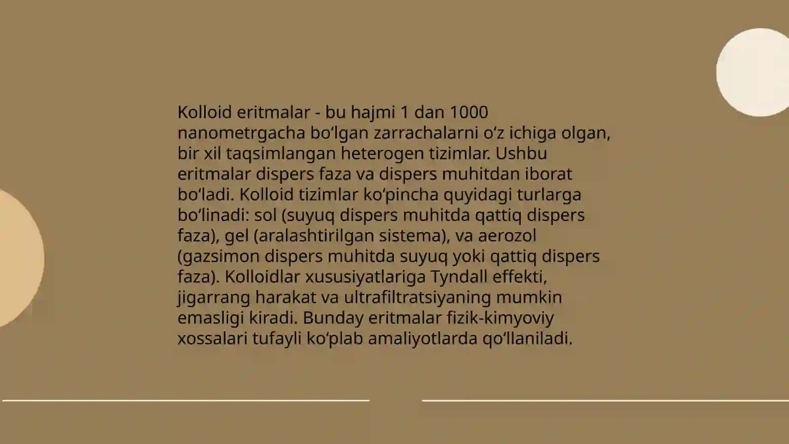 Kolloid eritmalar xossalari 3