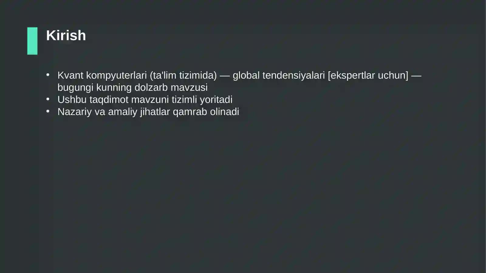 Kvant kompyuterlari (ta'lim tizimida) — global tendensiyalari [ekspertlar uchun] 3
