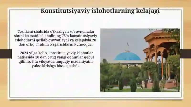 O’zbekiston Respublikasi Konstitutsiyasiga kiritilgan o’zgartishlar 3