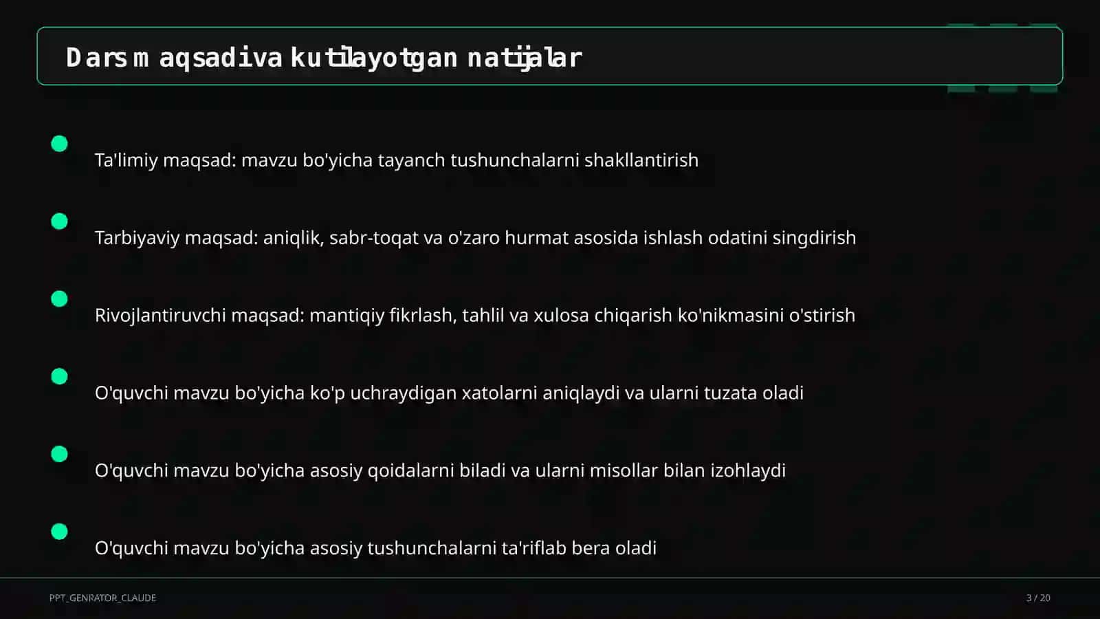 Ta'lim analitikasi: o'quvchi natijalarini tahlil qilish 3